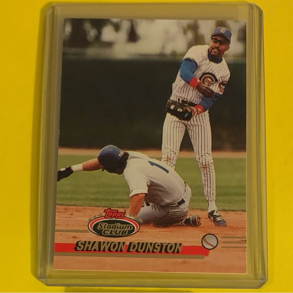 Shawon Dunston #393 1993 Topps Stadium Club Baseball Trading Card